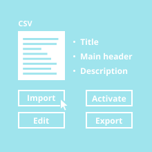 SEO - Page Title and Metadata CSV Importer